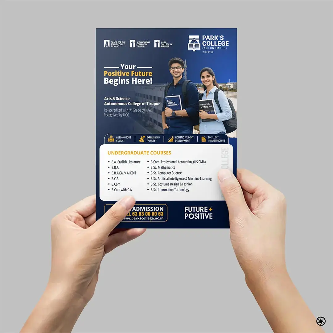 Park's College admissions flyer